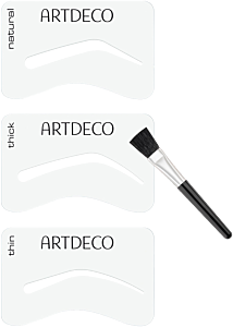 Artdeco Augenbrauen-Schablonen mit Pinsel