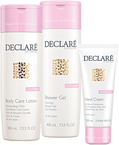 Declaré Body Care Set 09 = Body Care Lotion 400 ml + Shower Gel 400 ml + Hand Cream 100 ml