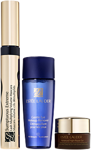Estée Lauder Sumptuous Extreme Mascara Set = Sumptuous Extreme Mascara 8 ml + Gentle Eye Makeup Remover 30 ml + ANR Eye Gel 5 ml