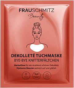 FrauSchmitz Beauty Dekolleté Tuchmaske BYE-BYE Knitterfältchen