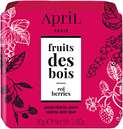 April Vegetal Soap Red Berries