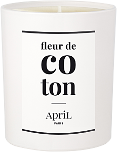 April Scented Candle Cotton Flower