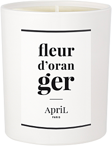 April Scented Candle Orange Blossom