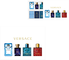 Versace Men Miniature Set = 4x5ml Eau Fraiche + Dylan Blue + Eros EdT + Eros Flame