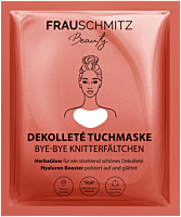 FrauSchmitz Beauty Dekolleté Tuchmaske BYE-BYE Knitterfältchen