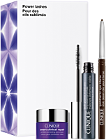 Clinique Power Lashes Set = Lash Power Mascara Black 6 ml + Smart Cl.R.Wrinkle Corr. Eye Cream 5 ml + Quickliner for Eyes Intense Chocolate 0.14 g